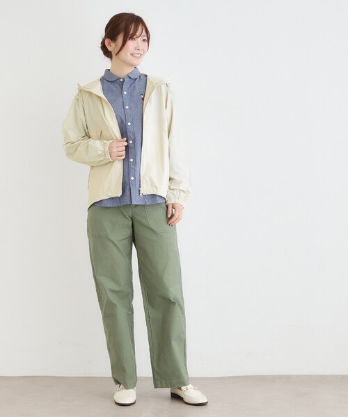 LAURA ASHLEY(ローラアシュレイ)の「【UVカット/接触冷感/ワンマイルウエア】ジップアップフーディー(ブルゾン・レディース・オフホワイト/ブルー系その他・38)」の17枚目の写真