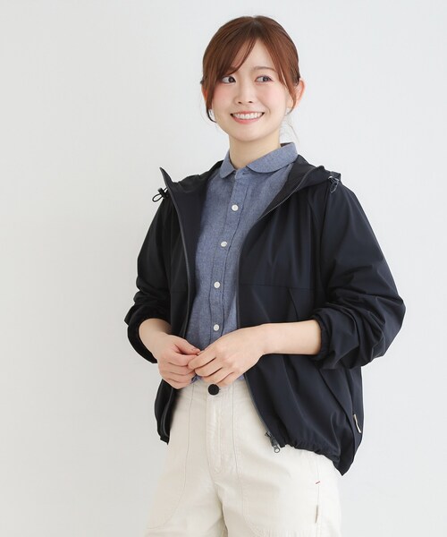 LAURA ASHLEY(ローラアシュレイ)の「【UVカット/接触冷感/ワンマイルウエア】ジップアップフーディー(ブルゾン・レディース・オフホワイト/ブルー系その他・38)」の19枚目の写真