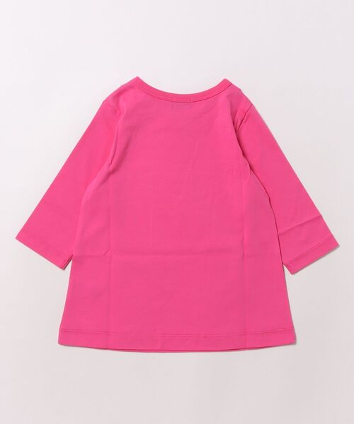 HAKKA KIDS（ハッカキッズ）の「プリント7分袖Tシャツ（Tシャツ/カットソー・キッズ・ホワイト/ピンク・100cm/110cm/120cm/130cm）」の3枚目の写真