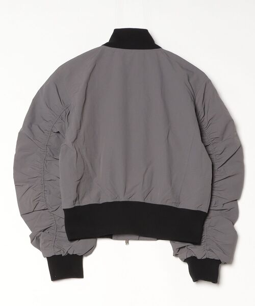 TORNADO MART（トルネードマート）の「ＴOＲＵＮＥ∴ギャザリングブルゾン（ブルゾン・レディース・ブラック/グレー・S/M/L）」の3枚目の写真