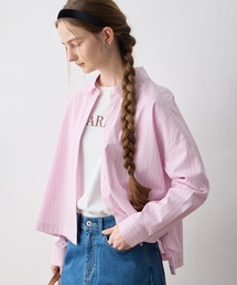 【WEB限定】ストライプショートシャツ