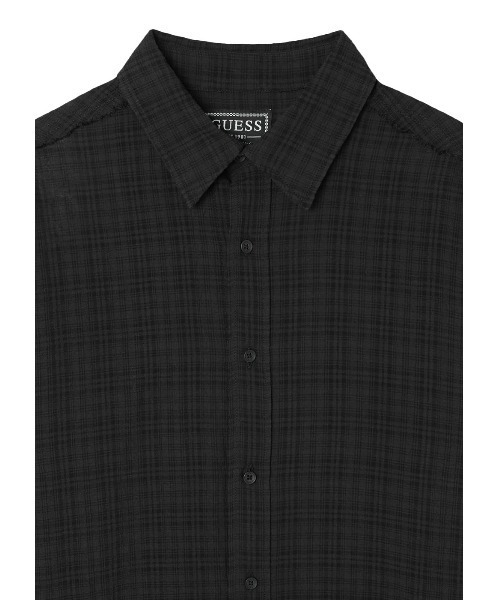 Guess（ゲス）の「MEN'S Woven L/Slv Shirt 長袖シャツ（シャツ/ブラウス・メンズ・ブラック・MEDIUM/LARGE/X-LARGE）」の3枚目の写真