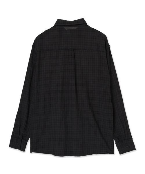 Guess（ゲス）の「MEN'S Woven L/Slv Shirt 長袖シャツ（シャツ/ブラウス・メンズ・ブラック・MEDIUM/LARGE/X-LARGE）」の2枚目の写真
