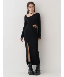 EVRIS（エヴリス）の「カッティングリブロングワンピース（ワンピース）」