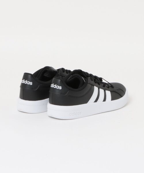 adidas(アディダス)の「【adidas】GRAND COURT BASE 3.0 U(スニーカー・レディース・ブラック×ホワイト・24.5cm/24.0cm/23.5cm/23.0cm)」の2枚目の写真