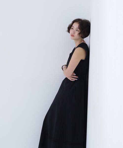 N.（N. Natural Beauty Basic）（エヌエヌナチュラルビューティーベーシック）の「ピンタックレースワンピース（ワンピース・レディース・ブラック/オフホワイト/レッド・FREE）」の9枚目の写真