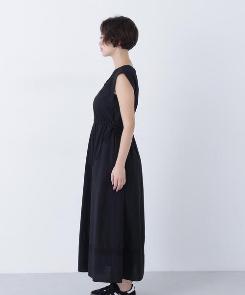 N.（N. Natural Beauty Basic）（エヌエヌナチュラルビューティーベーシック）の「ピンタックレースワンピース（ワンピース・レディース・ブラック/オフホワイト/レッド・FREE）」の13枚目の写真