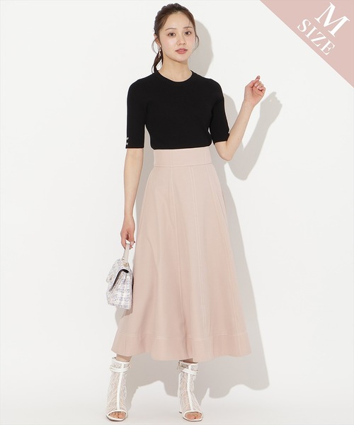 WILLSELECTION（ウィルセレクション）の「【DENIM SETUP series】ライトデニムフレアスカート（デニムスカート・レディース・ブラック/ミント/ネイビー/ピンク・SMALL/MEDIUM）」の12枚目の写真