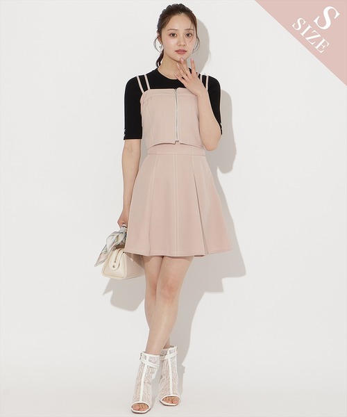 WILLSELECTION（ウィルセレクション）の「【DENIM SETUP series】ライトデニムフレアスカート（デニムスカート・レディース・ブラック/ミント/ネイビー/ピンク・SMALL/MEDIUM）」の8枚目の写真