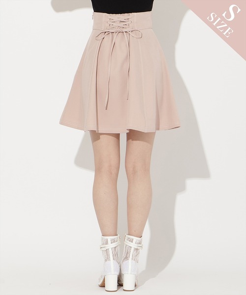 WILLSELECTION（ウィルセレクション）の「【DENIM SETUP series】ライトデニムフレアスカート（デニムスカート・レディース・ブラック/ミント/ネイビー/ピンク・SMALL/MEDIUM）」の7枚目の写真