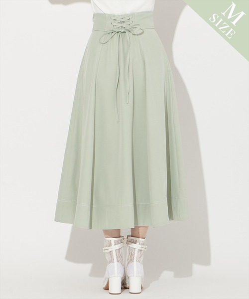 WILLSELECTION（ウィルセレクション）の「【DENIM SETUP series】ライトデニムフレアスカート（デニムスカート・レディース・ブラック/ミント/ネイビー/ピンク・SMALL/MEDIUM）」の17枚目の写真