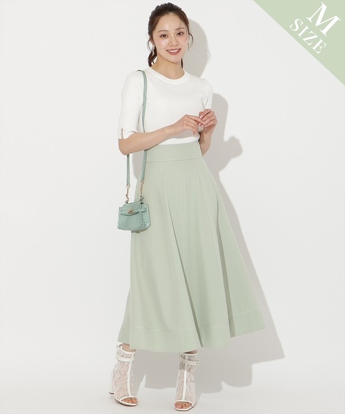 WILLSELECTION（ウィルセレクション）の「【DENIM SETUP series】ライトデニムフレアスカート（デニムスカート・レディース・ブラック/ミント/ネイビー/ピンク・SMALL/MEDIUM）」の18枚目の写真