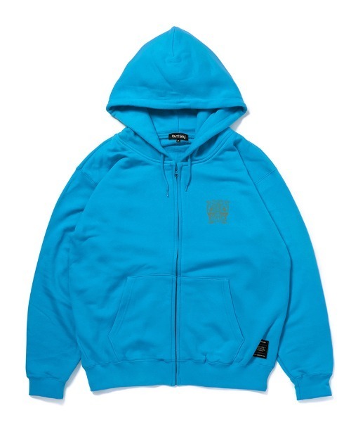 430（フォーサーティ）の「mpa4086- FLOWER MOVEMENT Z-U PARKA ジップパーカー(26-121)（パーカー・メンズ・グレー/サックスブルー/ブラック/グリーン/ホワイト/ネイビー・3/2/1/0）」の7枚目の写真