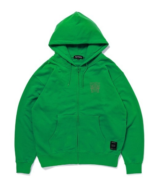 430（フォーサーティ）の「mpa4086- FLOWER MOVEMENT Z-U PARKA ジップパーカー(26-121)（パーカー・メンズ・グレー/サックスブルー/ブラック/グリーン/ホワイト/ネイビー・3/2/1/0）」の11枚目の写真