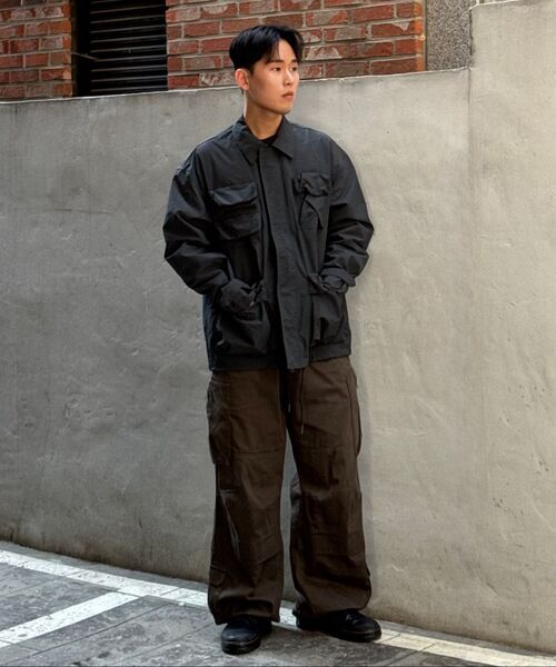 KALAPATTHAR(カラパタール)の「NYLON SILKY M-65 FIELD JACKET - CHARCOAL(ナイロンジャケット・メンズ・その他・MEDIUM/LARGE)」の7枚目の写真