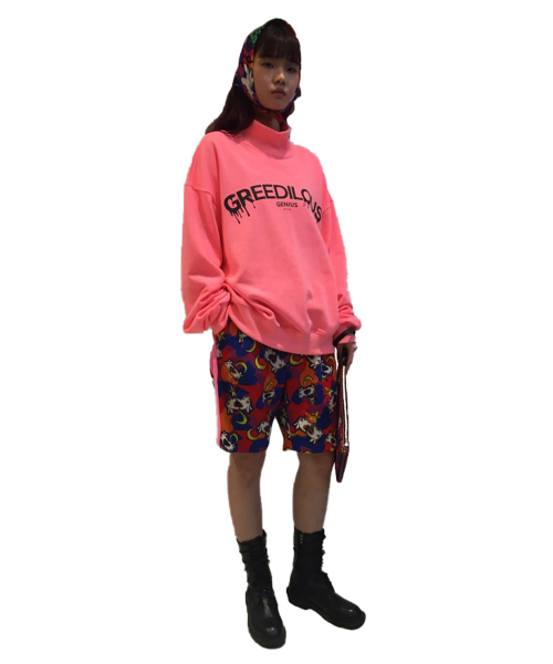 GREEDILOUS（グリディアス）の「ピンクプリントパンツ（その他パンツ・レディース・その他・S/M/L/XS）」の2枚目の写真