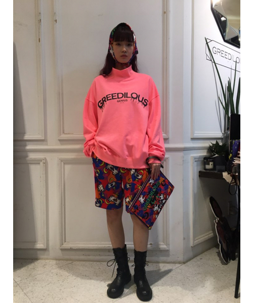 GREEDILOUS（グリディアス）の「ピンクプリントパンツ（その他パンツ・レディース・その他・S/M/L/XS）」の4枚目の写真
