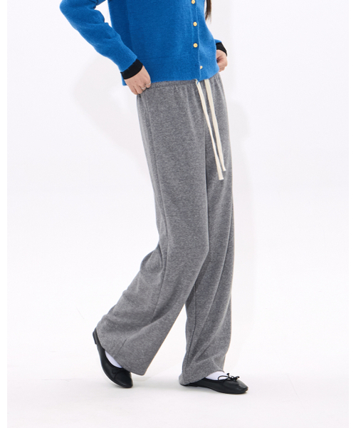 MOAA（モア）の「Terry Wide-Leg Sweatpants (PowderPink)（スウェットパンツ・レディース・その他・SMALL/MEDIUM）」の2枚目の写真