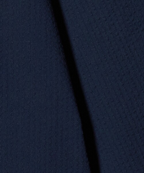 A DAY IN THE LIFE UNITED ARROWS（アデイインザライフユナイテッドアローズ）の「クールマックス サッカー レギュラーカラー７分袖シャツ-吸水速乾-＜A DAY IN THE LIFE＞（シャツ/ブラウス・メンズ・コバルトブルー/ライトブルー/ホワイト/ネイビー・L/XL/S/M）」の9枚目の写真