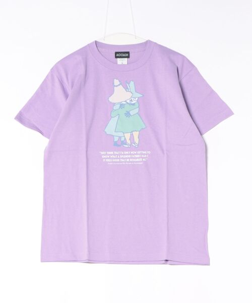 MOOMIN（ムーミン）の「【 MOOMIN / ムーミン 】 ヨクサル & スナフキン　Tシャツ　WNI（Tシャツ/カットソー・レディース・ホワイト/ブラック/パープル/その他1・FREE）」の3枚目の写真