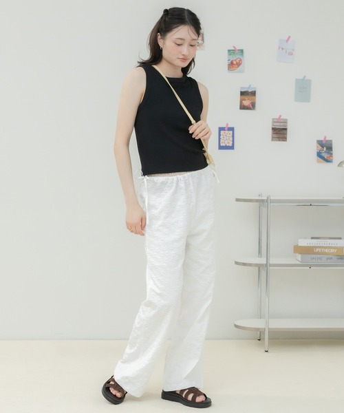 HEILIS(ヘイリス)の「アメリカンスリーブリブタンクトップ(タンクトップ・レディース・レッド/ブラック/ブラウン/ホワイト・FREE)」の17枚目の写真