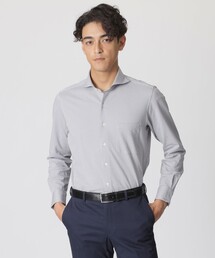 Paul Stuart（ポールスチュアート）の「【WEB・一部店舗限定】ニットサッカー・長袖シャツ（シャツ/ブラウス）」
