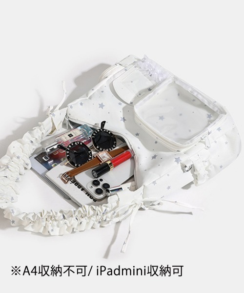 Miniministore(ミニミニストア)の「ショルダーバッグ 星柄 痛バッグ 推し活(ショルダーバッグ・レディース・ブラック/ホワイト・FREE)」の9枚目の写真