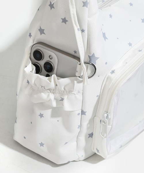 Miniministore(ミニミニストア)の「ショルダーバッグ 星柄 痛バッグ 推し活(ショルダーバッグ・レディース・ブラック/ホワイト・FREE)」の7枚目の写真