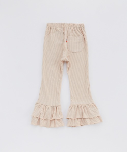 Ocean&Ground(オーシャン&グラウンド)の「フリルパンツ(スウェットパンツ・キッズ・ブラック/ベージュ・140/130/120/100/110)」の3枚目の写真