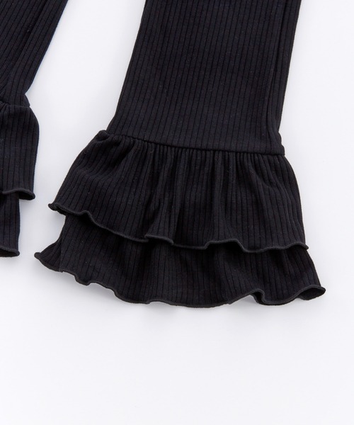 Ocean&Ground(オーシャン&グラウンド)の「フリルパンツ(スウェットパンツ・キッズ・ブラック/ベージュ・140/130/120/100/110)」の7枚目の写真