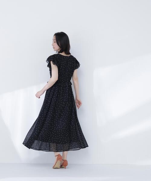 NATURAL BEAUTY BASIC(ナチュラルビューティーベーシック)の「ドロストギャザー楊柳ワンピース(ワンピース・レディース・ブラック系その他/ブラウン/イエロー/ブルー・P/S/MEDIUM/SMALL)」の14枚目の写真