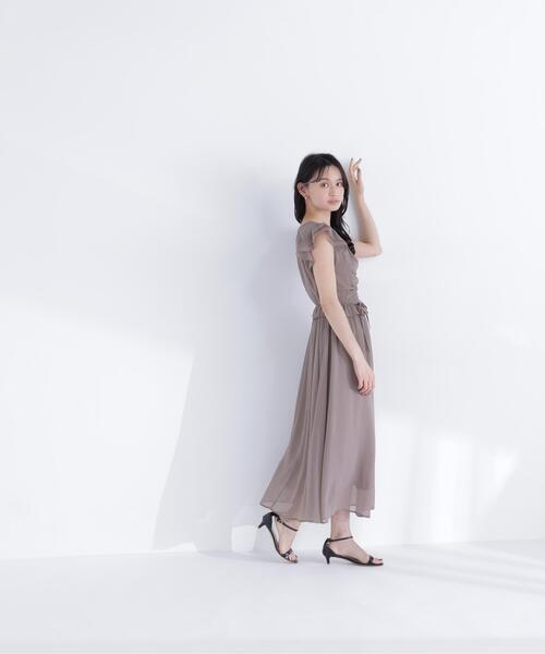 NATURAL BEAUTY BASIC(ナチュラルビューティーベーシック)の「ドロストギャザー楊柳ワンピース(ワンピース・レディース・ブラック系その他/ブラウン/イエロー/ブルー・P/S/MEDIUM/SMALL)」の19枚目の写真