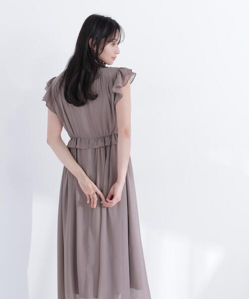 NATURAL BEAUTY BASIC(ナチュラルビューティーベーシック)の「ドロストギャザー楊柳ワンピース(ワンピース・レディース・ブラック系その他/ブラウン/イエロー/ブルー・P/S/MEDIUM/SMALL)」の22枚目の写真