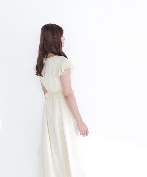 NATURAL BEAUTY BASIC(ナチュラルビューティーベーシック)の「ドロストギャザー楊柳ワンピース(ワンピース・レディース・ブラック系その他/ブラウン/イエロー/ブルー・P/S/MEDIUM/SMALL)」の5枚目の写真