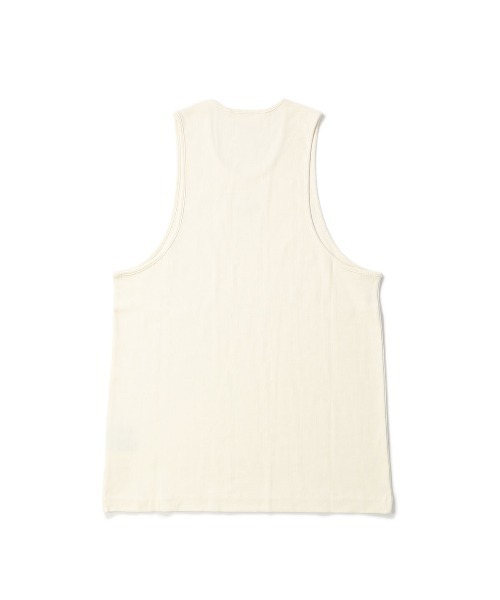 FOG ESSENTIALS(エフオージーエッセンシャルズ)の「ESSENTIALS RIB TANK エッセンシャルズ リブタンク(タンクトップ・メンズ・アイボリー・SMALL)」の6枚目の写真