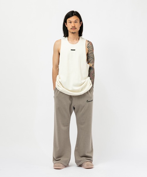FOG ESSENTIALS(エフオージーエッセンシャルズ)の「ESSENTIALS RIB TANK エッセンシャルズ リブタンク(タンクトップ・メンズ・アイボリー・SMALL)」の2枚目の写真