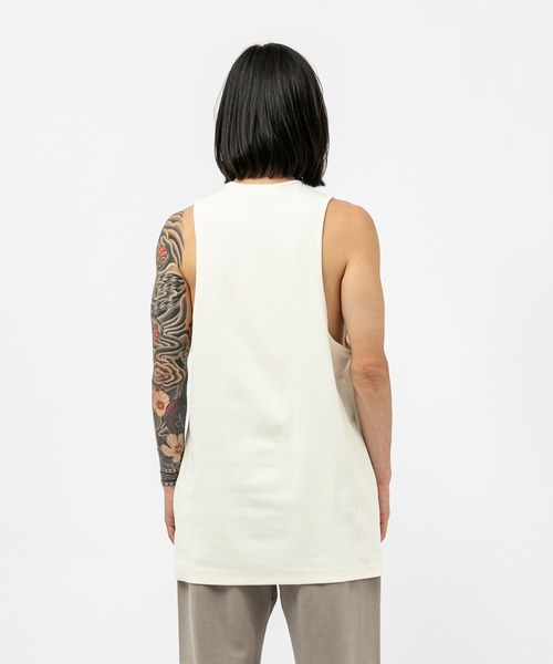 FOG ESSENTIALS(エフオージーエッセンシャルズ)の「ESSENTIALS RIB TANK エッセンシャルズ リブタンク(タンクトップ・メンズ・アイボリー・SMALL)」の5枚目の写真