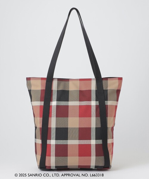 BLUE LABEL CRESTBRIDGE(ブルーレーベルクレストブリッジ)の「【ハローキティコラボ】クレストブリッジチェックビッグトート(トートバッグ・レディース・レッド・FREE)」の3枚目の写真