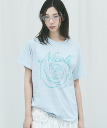 NICOLE ROSE SLEEVE TOP_SORA SKY BLUE