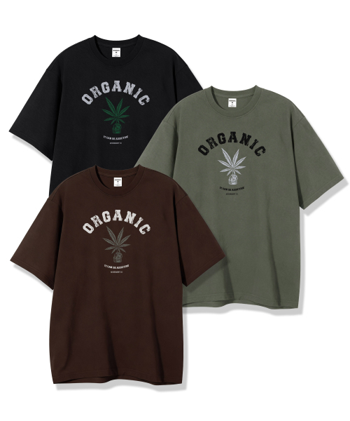 MODERMENT（モダーメント）の「ノーマルオーバーサイズオーガニック半袖Tシャツ[ブラウン]（Tシャツ/カットソー・レディース・その他・1/2）」の8枚目の写真