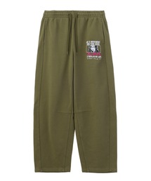 X-girl（エックスガール）の「FACE BOX AND MESSAGE SWEATPANTS（スウェットパンツ）」