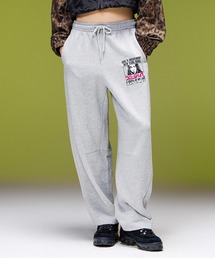 X-girl（エックスガール）の「FACE BOX AND MESSAGE SWEATPANTS（スウェットパンツ）」
