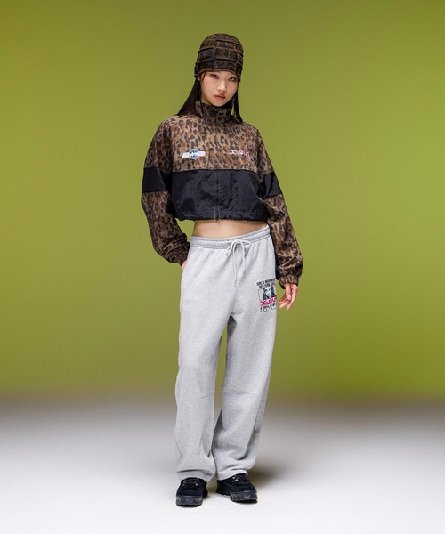 X-girl(エックスガール)の「FACE BOX AND MESSAGE SWEATPANTS(スウェットパンツ・レディース・ブラック/アッシュ/オリーブ・S/M)」の17枚目の写真