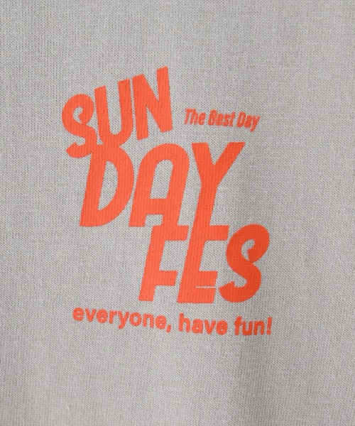FOV(フォブ)の「FOV/フォブ SUNDAY FES Tシャツ(Tシャツ/カットソー・レディース・ホワイト/グレイッシュベージュ/チャコールグレー・F)」の5枚目の写真