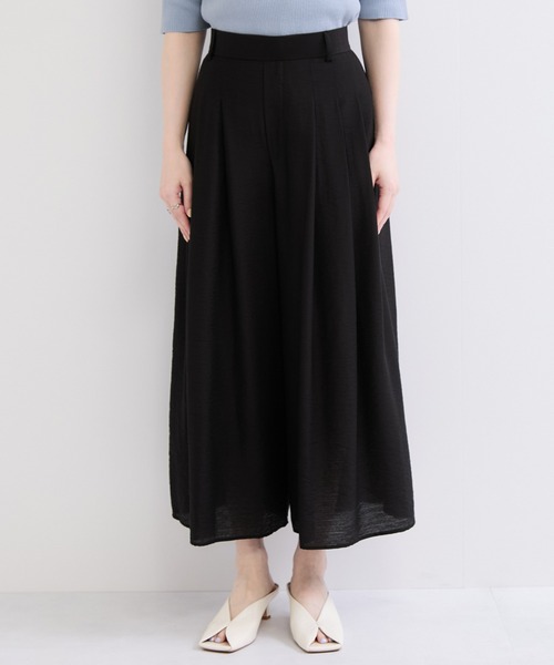 le cercle ADAM ET ROPE'(ルセルクルアダムエロペ)の「キュロットパンツ(その他パンツ・レディース・ダークブラウン/ブラック/カーキ・FREE)」の11枚目の写真
