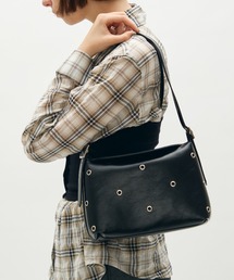 eyelet square shoulder bag / アイレットスクエアショルダーバッグ