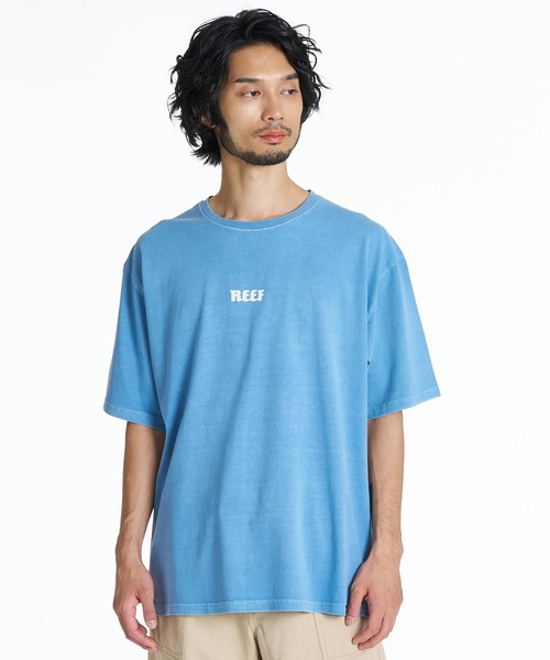 REEF(リーフ)の「REEF メンズ 26SM HERITAGE LOGO T Tシャツ 【2026年夏モデル】/リーフワンポイント半袖ロゴTシャツ(Tシャツ/カットソー・メンズ・ホワイト/ブラック/グレー/ブルー系その他・SMALL/MEDIUM/X-LARGE/LARGE)」の4枚目の写真