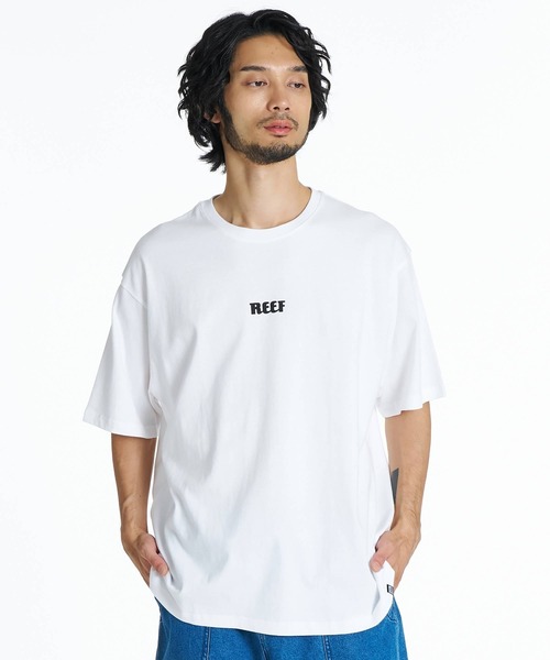 REEF(リーフ)の「REEF メンズ 26SM HERITAGE LOGO T Tシャツ 【2026年夏モデル】/リーフワンポイント半袖ロゴTシャツ(Tシャツ/カットソー・メンズ・ホワイト/ブラック/グレー/ブルー系その他・SMALL/MEDIUM/X-LARGE/LARGE)」の5枚目の写真