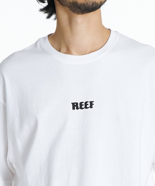 REEF(リーフ)の「REEF メンズ 26SM HERITAGE LOGO T Tシャツ 【2026年夏モデル】/リーフワンポイント半袖ロゴTシャツ(Tシャツ/カットソー・メンズ・ホワイト/ブラック/グレー/ブルー系その他・SMALL/MEDIUM/X-LARGE/LARGE)」の7枚目の写真