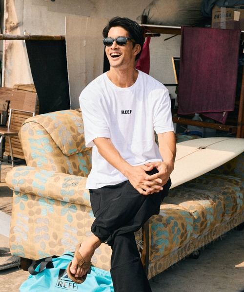 REEF(リーフ)の「REEF メンズ 26SM HERITAGE LOGO T Tシャツ 【2026年夏モデル】/リーフワンポイント半袖ロゴTシャツ(Tシャツ/カットソー・メンズ・ホワイト/ブラック/グレー/ブルー系その他・SMALL/MEDIUM/X-LARGE/LARGE)」の11枚目の写真